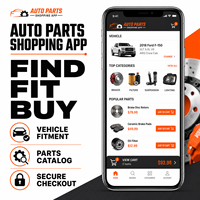 Aplicación de Compras de Autopartes Personalizadas, Desarrollo de Aplicaciones para iOS y Android con Búsqueda de VIN, Catálogo de Piezas LionCreate