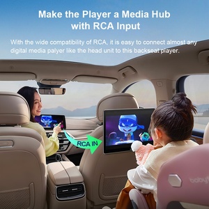 หน้าจอทีวีติดรถยนต์ XTRONS ขนาด 14 นิ้ว แบบหมุนได้สำหรับเบาะหลัง ระบบแอนดรอยด์ ความจุ 4+64GB โหมดแนวตั้ง รองรับวิดีโอ 4K สำหรับความบันเทิงในรถยนต์ - Product Image 4