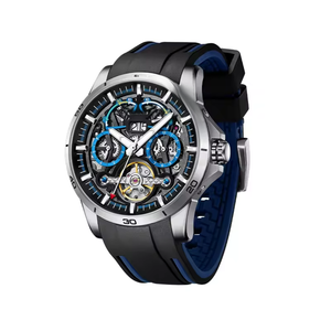 Montres mécaniques pour hommes, montre-bracelet luxueuse, cadre de date, calendrier, montre mécanique, montre automatique mécanique pour affaires - Product Image 3