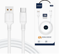 Câble de données pour téléphone 1M/2M, nouveau, 150W, avec transfert de données, compatible avec iOS et Android, type-C, câble de charge rapide 6A