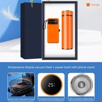 Ensemble Cadeau de Bureau de Haute Qualité : Power Bank Personnalisée avec Support Téléphone et Bouteille Isotherme