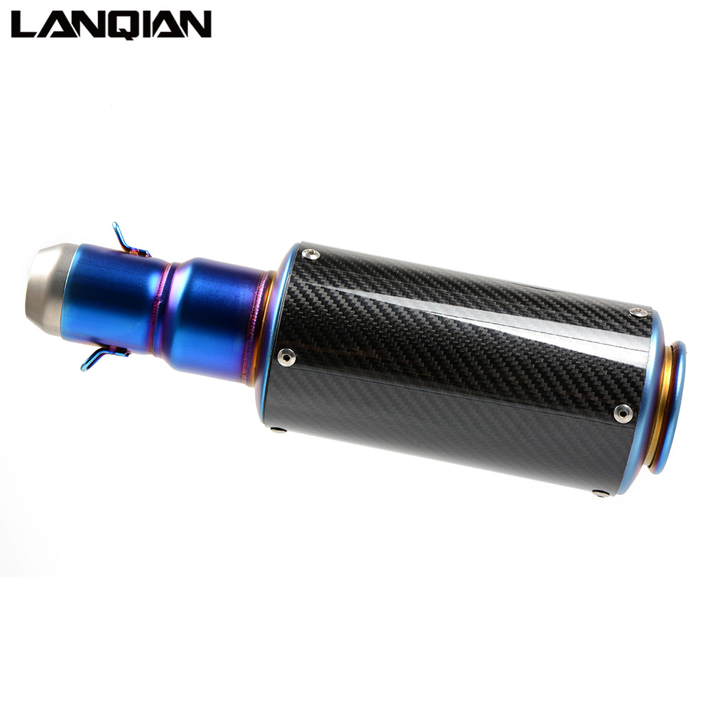 Универсальная выхлопная труба для мотоцикла, выхлопная труба 36-51 мм, аксессуары для скутера, большинства мотоциклов