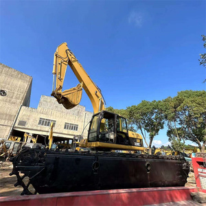 Excavadora Anfibia Usada CAT 320CL, Excavadora CAT 320, CAT 320C, 320CL, 320D, 320D2, Máquina de Dragado de Arena de Río, Lados de Bote Pontón - Product Image 4