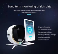 AI 3D Smart Skin Analyzer High-Definition Screen Skin Analyzer 8 Spectrum Indicator Analysis Skin Analyzer