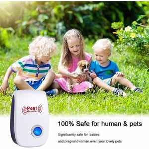 Trampa Ultrasónica <span class=keywords><strong>para</strong></span> Control de Plagas en Interiores, Segura y Efectiva, Repele Mosquitos, Moscas, Cucarachas, Ratones y <span class=keywords><strong>Ratas</strong></span>, <span class=keywords><strong>para</strong></span> Humanos y Mascotas - Product Image 3