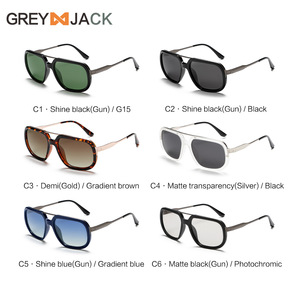 Gafas de Sol Unisex Grey Jack K008, Montura TR90, Lentes Polarizadas TAC con Protección UV400, Ligeras, Duraderas, para Deportes al Aire Libre - Product Image 3