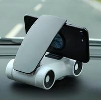 Support de téléphone pour voiture, support de navigation en voiture, support créatif multifonctionnel universel pour véhicule, fixation par clip en ABS, portable