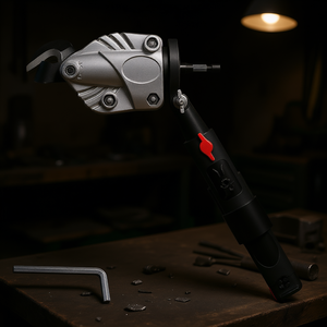 Accessoire de perceuse pour découpe de métal, tête pivotante à 360 degrés, acier inoxydable 21 Ga, aluminium 14 Ga, outil de découpe de métal 18 Ga - Product Image 2