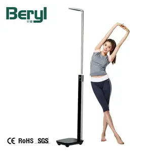 Supply Automatic digital height weight scale body fat analyzer BMI Scale height measuring stand with weighing scale