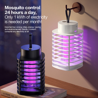 Lampe anti-moustiques suspendue à 360 degrés, piège à insectes tridimensionnel portable, piège à mouches vertical pour restaurant et bureau