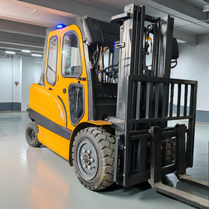 Nuova tendenza portatile Off Road 1 Ton 1.5 Ton 2 Ton 3 Ton 5ton Mini elettrico piccolo carrello elevatore per magazzino officina supermercato - Product Image 5