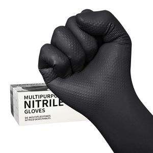 XINGYU Gants en nitrile diamant noir Guantes Nitrilo Gants en nitrile diamant orange jetables sans <span class=keywords><strong>poudre</strong></span> - Product Image 1
