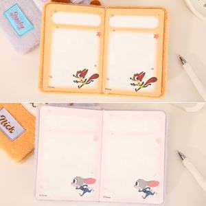 Caderno Plush UNIKx A6 com Capa de Animal em Cartoon, Veludo Baole, 80 Folhas, Diário de Presente para Crianças e Fãs - Product Image 3