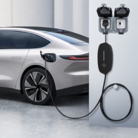 Chargeur EV portable 3,5 kW, type 2, type 1, compatible GB/T, 16A, 32A, câble de charge EV réglable, contrôle intelligent par application