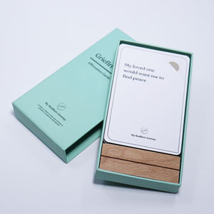 Stampa personalizzata di salute mentale ispiratore consapevolezza positiva cura di sé carte di affermazione personalizzate mazzo con supporto - Product Image 4