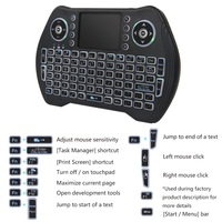 Komputer MT10 Fly Mini Air Mouse dan Keyboard Nirkabel untuk Gaming