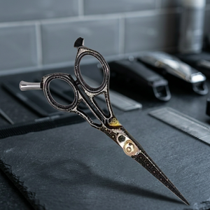 Professional Hairdressing Scissors Carbon Steel <b>Blade</b> Sharp Tip Right Handed Stainless Steel Handle Long Handle Salon <b>Barber</b> - Product Image 2