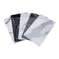 Panneau mural flexible en PVC brillant effet marbre UV pour la décoration intérieure