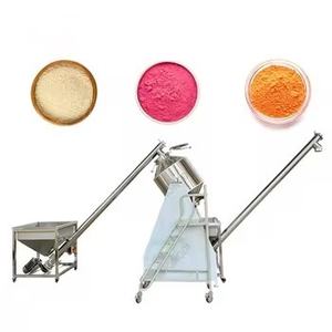 เครื่องผสมแบบกรวยคู่ สายการผลิตอัตโนมัติ สายพานลำเลียงแบบสกรูคู่ สแตนเลส มอเตอร์ AC ความจุ 140 ลิตร สำหรับการป้อนแบบต่อเนื่อง - Product Image 1