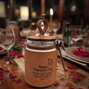 Gerçek deri kupa soya kokulu mum kol kişiselleştirilmiş düğün mevcut promosyon parti malzemeleri ile sıradışı düğün hediyesi - Product Image 2