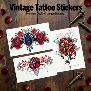 Pegatinas de tatuajes temporales personalizadas para mujeres, para cubrir cicatrices; diseños de brazo, pecho, mariposa y flor - Product Image 4