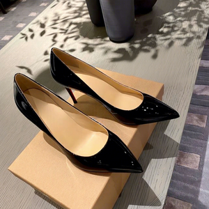 Sandalias Finas Clásicas de Moda para Mujer, Antideslizantes, de Tacón Bajo, Color Liso, para Bodas y Fiestas de Verano, Venta al Por Mayor 2025 - Product Image 1