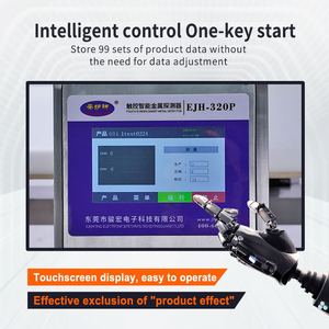 Rivelatore di metallo ad alta sensibilità Touch Screen per l'industria alimentare apprendimento automatico nastro trasportatore Metal Detector industriale - Product Image 3