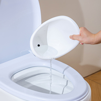 Mini urinoir mobile blanc moderne avec ventouse murale pour enfants, pour la maternelle et la petite salle de bain, toilette en plastique BNBS