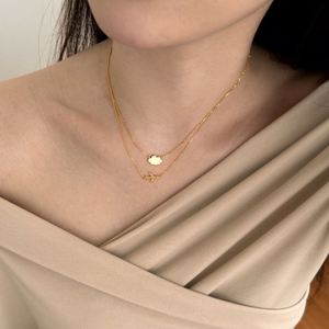 Dylam Delicate Fine Fashion Women <b>Jewellery</b> Sterling Silver <b>Link</b> Chain Double Layer Cloud Airplane Pendant Necklace for Women - Product Image 3