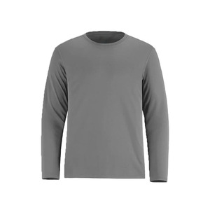 เสื้อยืดแขนยาวทรงเข้ารูปสำหรับผู้ชาย ผ้าถักเนื้อหนา ตกแต่งด้วยงานปัก ทนทาน ใช้งานได้ทุกวัน มั่นใจในคุณภาพ - Product Image 1