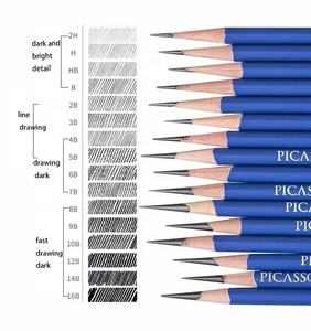 <span class=keywords><strong>PICASSO</strong></span> dibujo artístico dibujo negro madera duro medio suave mixto lápiz carbón - Product Image 2