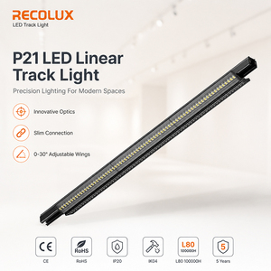 <span class=keywords><strong>Luminaire</strong></span> linéaire LED <span class=keywords><strong>sur</strong></span> <span class=keywords><strong>rail</strong></span> de 2, 3, 4 et 5 pieds, à puissance réglable, pour éclairage de projet - Product Image 1