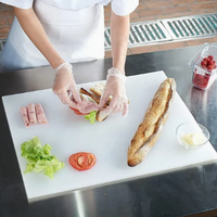 Planche à découper en plastique ZSPE à code couleur HACCP pour la cuisine des restaurants, prévention de la contamination croisée, planche à découper en HDPE