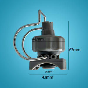 Outil de nettoyage universel réglable en forme d'éventail avec <span class=keywords><strong>buse</strong></span> en <span class=keywords><strong>plastique</strong></span> à fixation par pince, angle de pulvérisation à 360°, souffleur d'air compatible époxy, jaune pour - Product Image 4