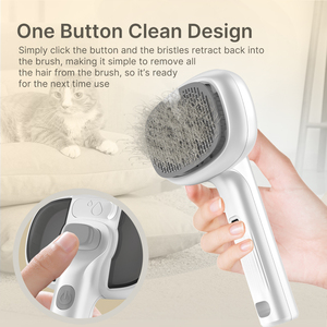 Tự làm sạch phun nước PET lông Remover đổ tóc chải chuốt chó và mèo hơi nước slicker bàn chải - Product Image 6