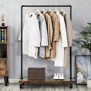 Modern Houseware Heavy Duty Metal <strong>Wooden</strong> Garment <strong>Rack</strong> <strong>Clothing</strong> <strong>Rack</strong> - Product Image 2