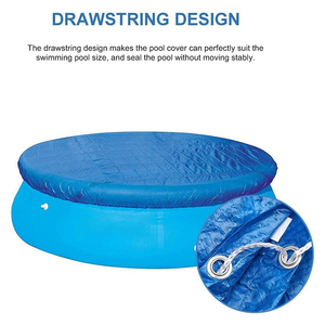Couverture de <span class=keywords><strong>piscine</strong></span> gonflable ronde de 6 pieds (72 pouces) Vectus China Wholesale, facile à installer, en bâche PE durable, anti-poussière et imperméable. - Product Image 5