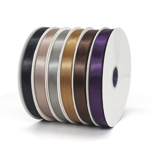 Beihai Double Faced Satin Ribbon 2Cm Polyester Durable Gift Wrapping Bouquet Clothing Accessory - Product Image 1