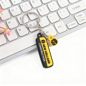 Tùy chỉnh PVC mềm cao su Keychain nhựa Epoxy Mặt dây chuyền 3D phim hoạt hình Keychain quyến rũ - Product Image 5