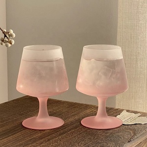 Français Gradient Rose Gobelet Givré Grand Vin <span class=keywords><strong>Champagne</strong></span> Verre Verres À Cocktail Pour Mariage Restaurant Hôtel - Product Image 6