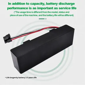 Batería Recargable Original para Robot Aspirador y Fregador Xiaomi Mijia <span class=keywords><strong>STYTJ02YM</strong></span> 14.8V 3200mah para Aspiradora Haier JX37 - Product Image 2