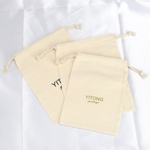 Chất Lượng Cao Dây Kéo Bông Mua Sắm Quà Tặng Túi Bụi Biểu Tượng Tùy Chỉnh Vải Hữu Cơ Bụi Ăn Mặc Quần Áo Bao Bì Túi - Product Image 5