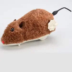 Juguete de peluche con mecanismo de relojería para mascotas, juguete de primavera para gatos y perros, accesorios para mascotas