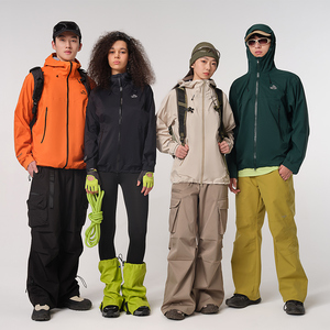 PELLIOT Giacca da <span class=keywords><strong>Uomo</strong></span> con Cappuccio, Casual, Elastica, Invernale, Antivento, <span class=keywords><strong>Impermeabile</strong></span>, per Escursionismo - Product Image 4