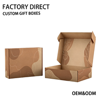 Caja de Envío de Cartón Corrugado Portátil de Alta Gama con Impresión Personalizada, Venta al Por Mayor Directa de Fábrica, Caja con Logotipo Plegable y Reciclable para Comercio Electrónico