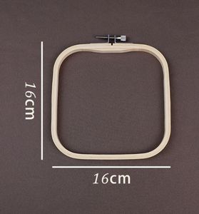 Cerceau de broderie carré en bambou - Product Image 3