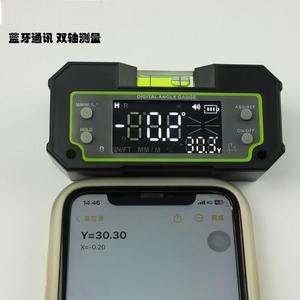 Inclinomètre numérique à double axe, niveau laser Bluetooth, boîtier de mesure d'angle, mesureur de pente électronique - Product Image 1