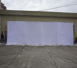 Stage Backdrop Stand Simple White Backdrop <b>Curtain</b> for Decoration Events Party Wedding - Product Image 6