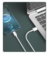 Kabel Pengisian Daya Super Cepat 66W USB Type C 6A Kabel Data Paduan Aluminium untuk Ponsel & Power Bank