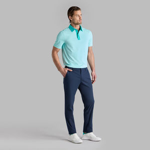 Tùy Chỉnh Mens Áo Phông Polo Áo Sơ Mi M-4XL Kích Thước Có Sẵn OEM & ODM Áo Thun Thoáng Khí Sọc Mens Đồng Bằng Màu Xanh Lá Cây Polo Golf Áo Sơ Mi - Product Image 2